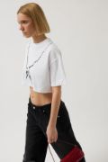 Baskılı Crop T-Shirt resmi