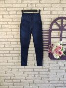 Yüksek Bel Likralı Jean Pantolon 90 Cm resmi