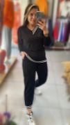 Kadın Yeni Sezon Uzun Kollu Ribana Detay Ikili Takım resmi