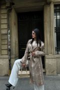 YILAN DESEN TRENCH - Bej resmi