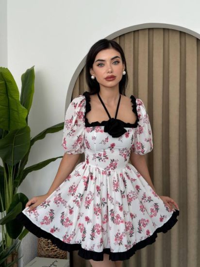 Wismar Gül Detay Elbise resmi