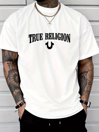 Erkek True Religion Baskılı Süprem T-shirt resmi