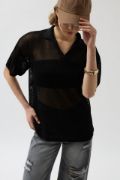 Polo Yaka TransparanT-Shirt resmi