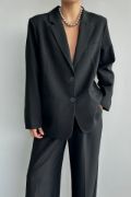 Oversize Ceket - Siyah resmi