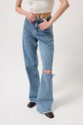 Lazer Kesim Wide Leg Jean resmi