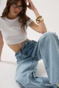Düşük Bel Straight Jean resmi