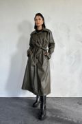 Haki Reglan Kol Trençkot resmi