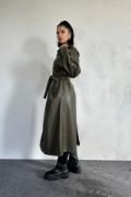 Haki Reglan Kol Trençkot resmi