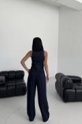 Şal Yaka Düğmeli̇ Yelek resmi