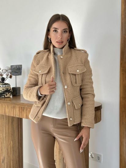 Camel Cepli Yumoş Ceket resmi