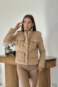 Camel Cepli Yumoş Ceket resmi