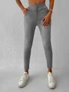 Yüksek Bel Likralı Jean Pantolon 90 Cm resmi