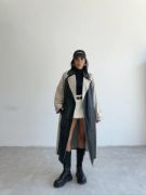 TRENCH BOYUNA DERİ PARÇALI - Taş resmi