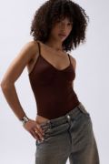 Önü Büzgülü Askılı Bodysuit resmi