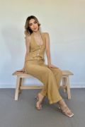 Camel Yelek Ve Pantolon Takım resmi