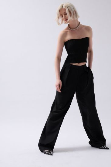 Straplez Dokulu Crop resmi