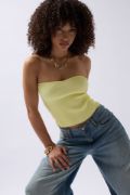 Straplez Dokulu Crop resmi
