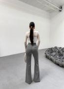 230 Gr Poly Viscose Full Lycra İspanyol Paça Pantolon resmi