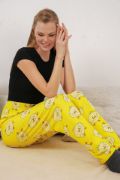 4323 Desenli Pijama Altı - Sarı resmi