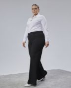 Poly Viscose Full Lycra Beli̇ Lasti̇kli̇ Battal Pantolon resmi