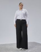 Poly Viscose Full Lycra Beli̇ Lasti̇kli̇ Battal Pantolon resmi