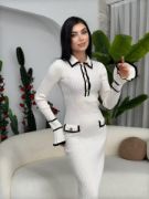 Wale Cep Detaylı Elbise resmi