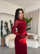 Visa Tül Elbise resmi