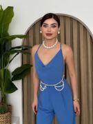 Darcy Sırt Dekolteli Tulum resmi