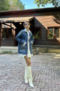 Mavi Vintage Kot Ceket resmi