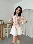 Simsor Çiçekli Elbise resmi