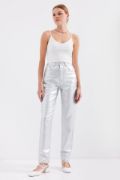 918 İp Askılı Crop Top - Beyaz resmi