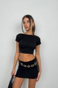 Yarım Kol Basic T-Shirt resmi