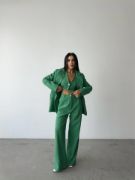 CHANEL YELEK-CEKET-PANTOLON TAKIM - Yeşil resmi