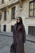 KAŞE KABAN MAXİ - Kahverengi resmi