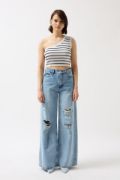 Tek Omuz Çizgili Crop resmi