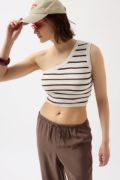 Tek Omuz Çizgili Crop resmi