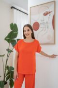 Oranj T-Shirt Ve Pantolon Takım resmi