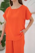 Oranj T-Shirt Ve Pantolon Takım resmi