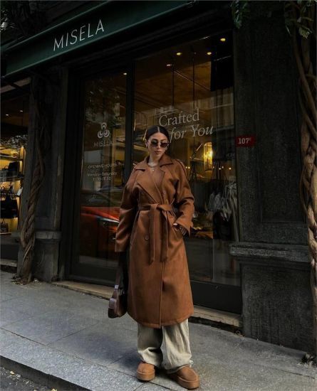 SÜET TRENCH - Taba resmi