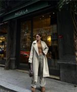 SÜET TRENCH - Taş resmi