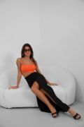 İnce Askılı Crop Top resmi