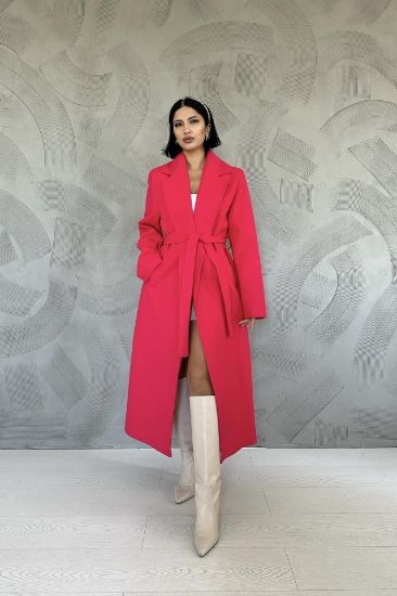 Fuşya Kuşaklı Midi Kaban resmi