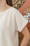 Bej T-Shirt Ve Pantolon Takım resmi