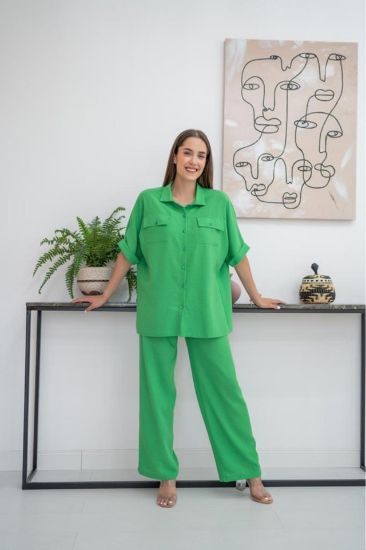 Yeşil Gömlek Ve Pantolon Takım resmi