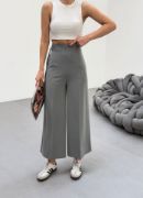 230 Gr Poly Viscose Full Lycra Metal Toka Aksesuarli Pantolon resmi