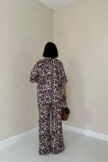 Leopar T-Shirt Ve Pantolon Takım resmi