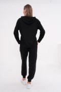 Kadın Uzun Kollu Kapüşonlu Oversize Sweat Ve Pantolon Ikili Takım resmi