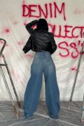 Mavi Geniş Paça Jeans Pantolon resmi