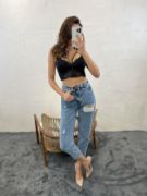 5778 DENİM CARROT FIT-MAVİ resmi