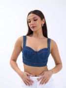 7131 KOT CROP-MAVİ resmi